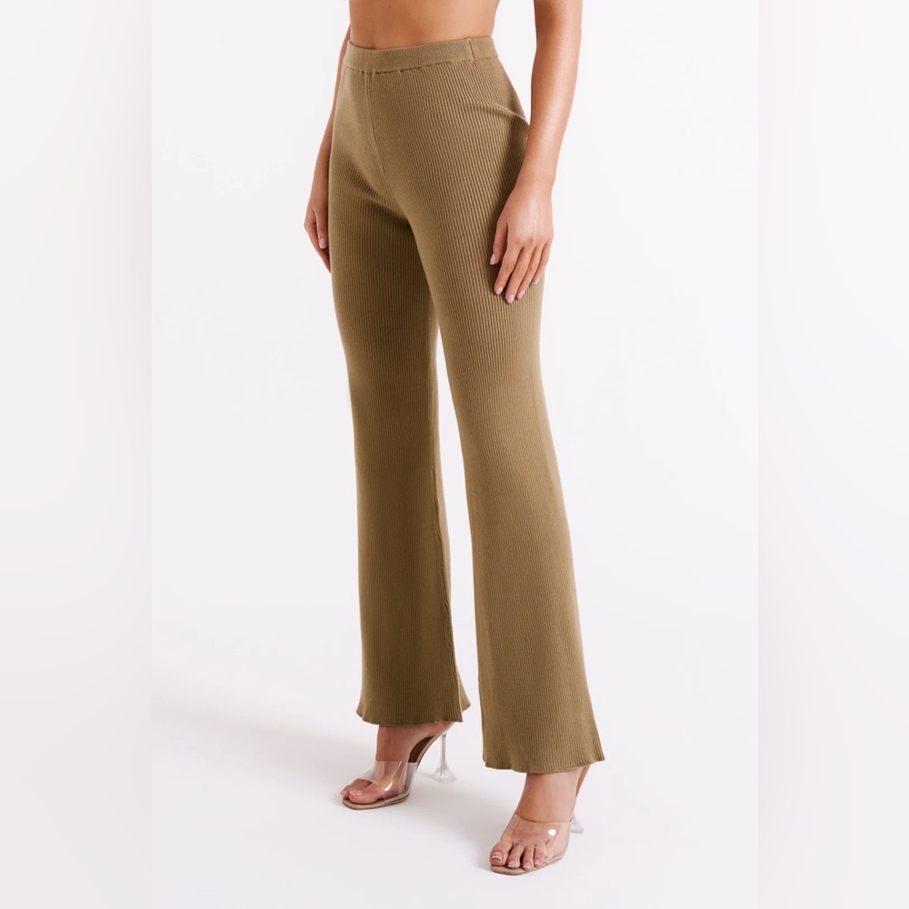 Meshki Jovie Knit Pants - Olive (Small) NWT - Picture 5 of 7